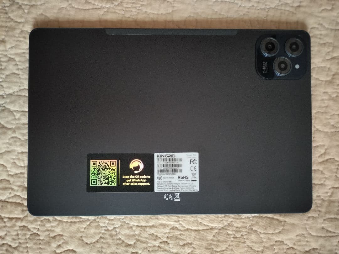 KINGRID W95 Android タブレット 本体の写真2枚目