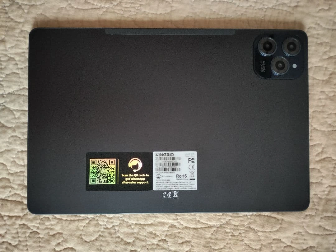 KINGRID W95 Android タブレット 本体の写真2枚目