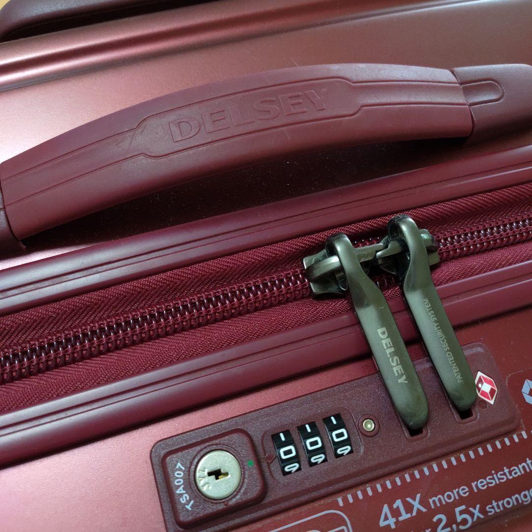 DELSEY⭐キャリーケース スーツケース ボルドーの写真6枚目