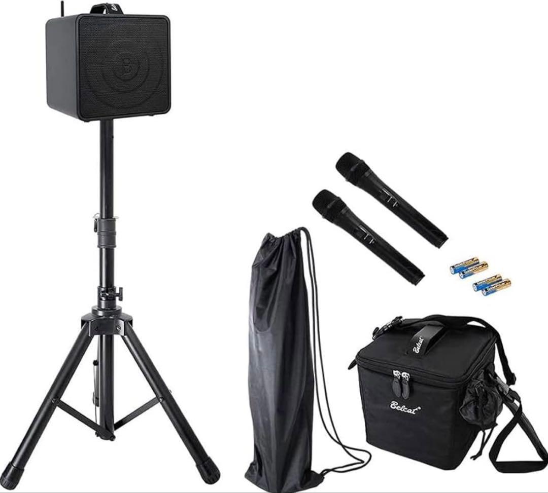 ★新品未使用！Belcat ワイヤレスポータブルPAマイクスピーカーセットBWPA-40W超便利