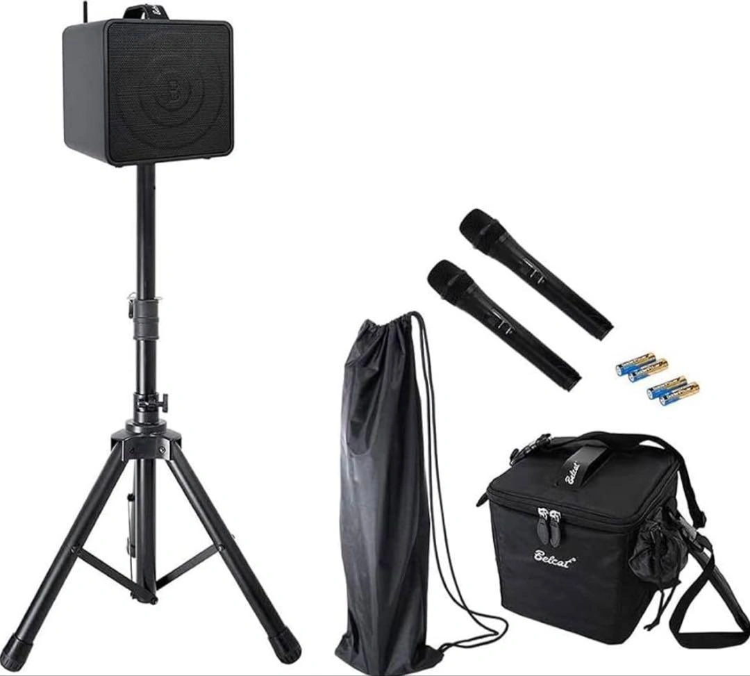 ★新品未使用!Belcat ワイヤレスポータブルPAマイクスピーカーセットBWPA-40W超便利
