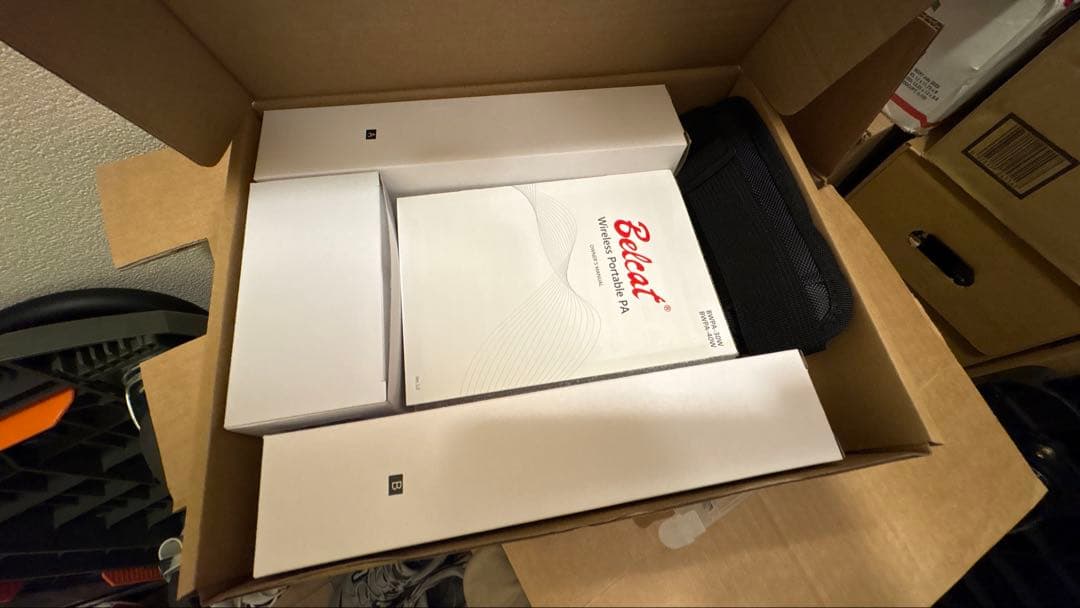 ★新品未使用！Belcat ワイヤレスポータブルPAマイクスピーカーセットBWPA-40W超便利の写真5枚目