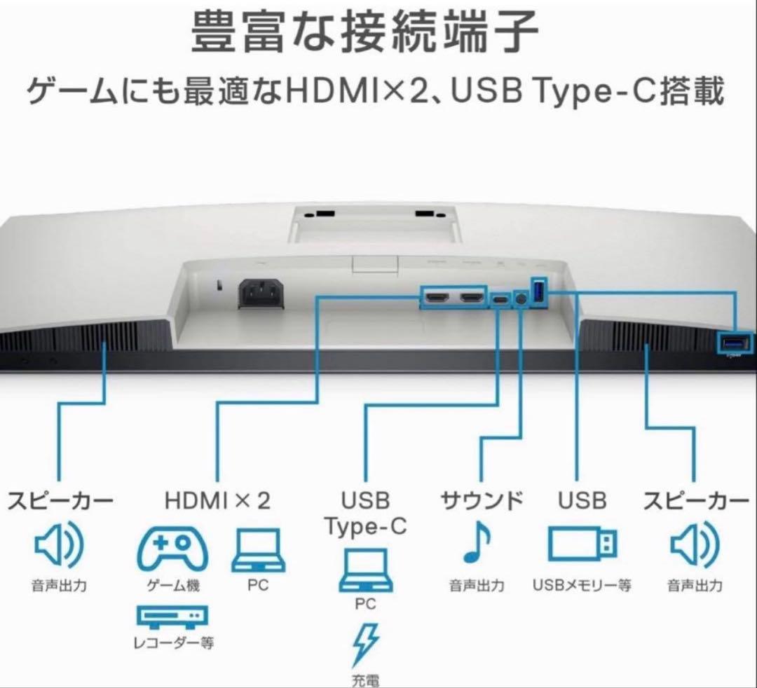 ★レア！新品未開封！DELL 27インチ4K USB-C モニターS2722QCの写真7枚目