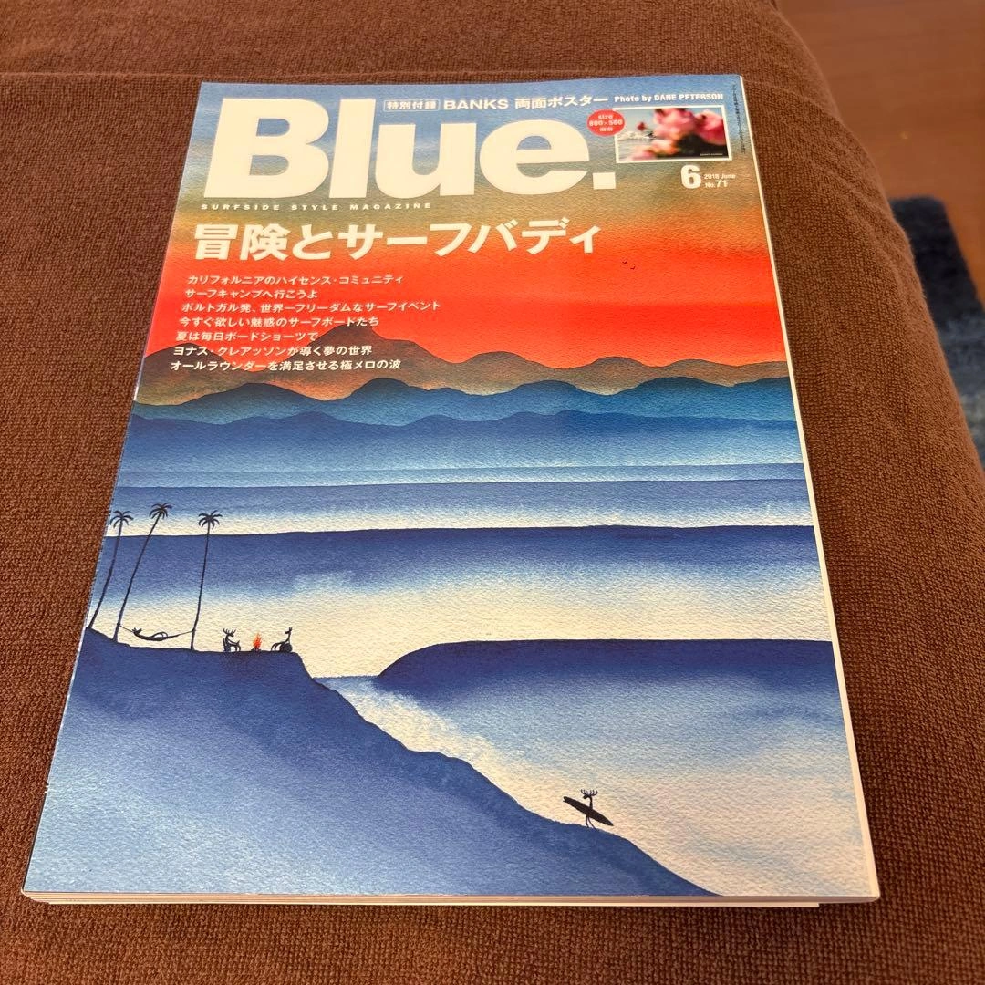 Blue 2018年6月号 冒険とサーフバディ