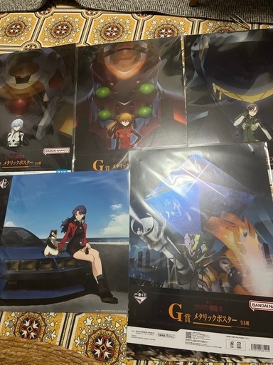 一番くじ エヴァンゲリオン新劇場版：序 G賞 メタリックポスター 5種