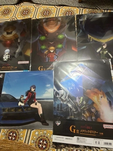 一番くじ エヴァンゲリオン新劇場版:序 G賞 メタリックポスター 5種
