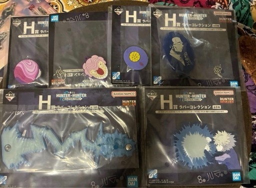 HUNTER×HUNTER 一番くじ　H賞　ラバーコレクション　6種類セット