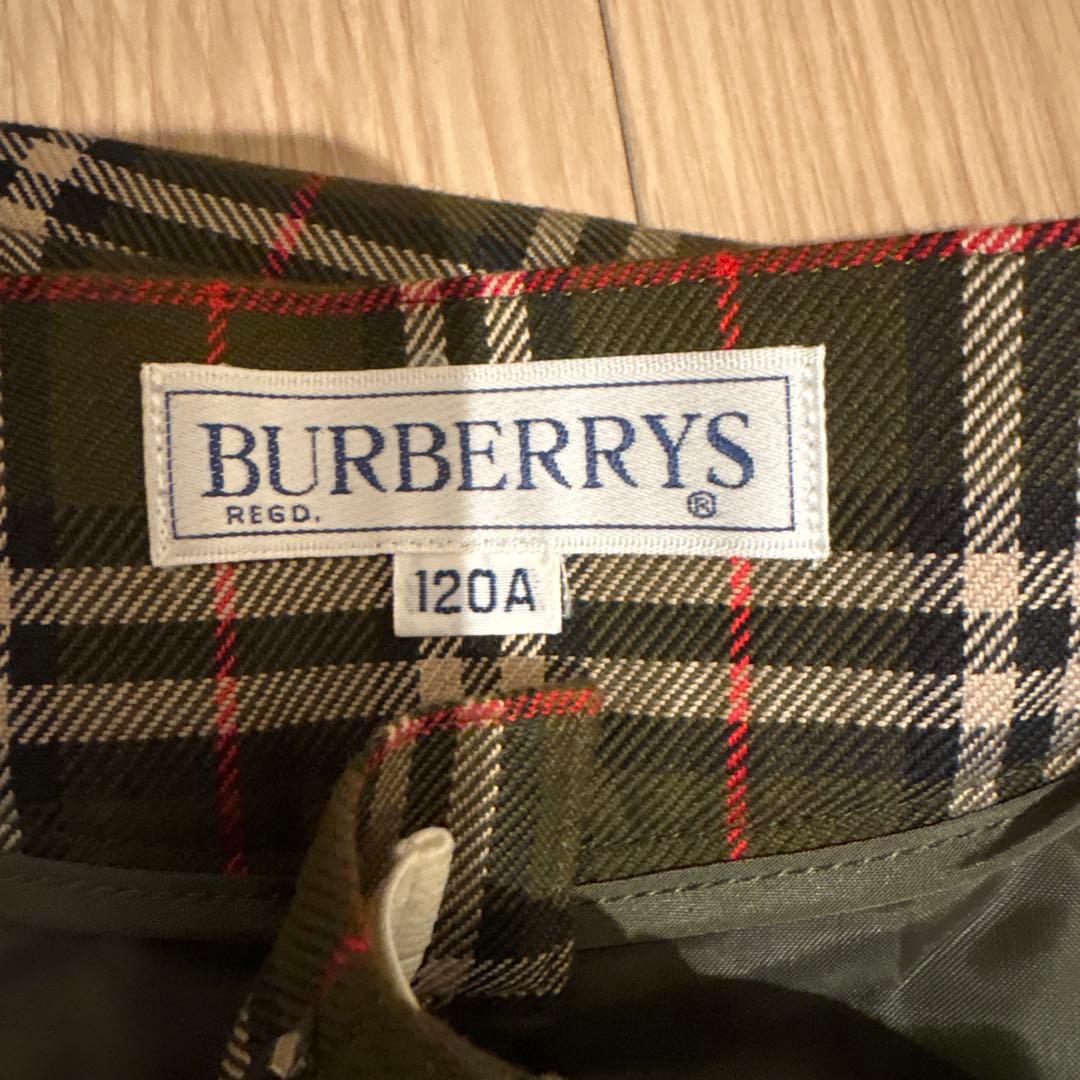 Burberrys サスペンダー付きチェックスカートの写真5枚目