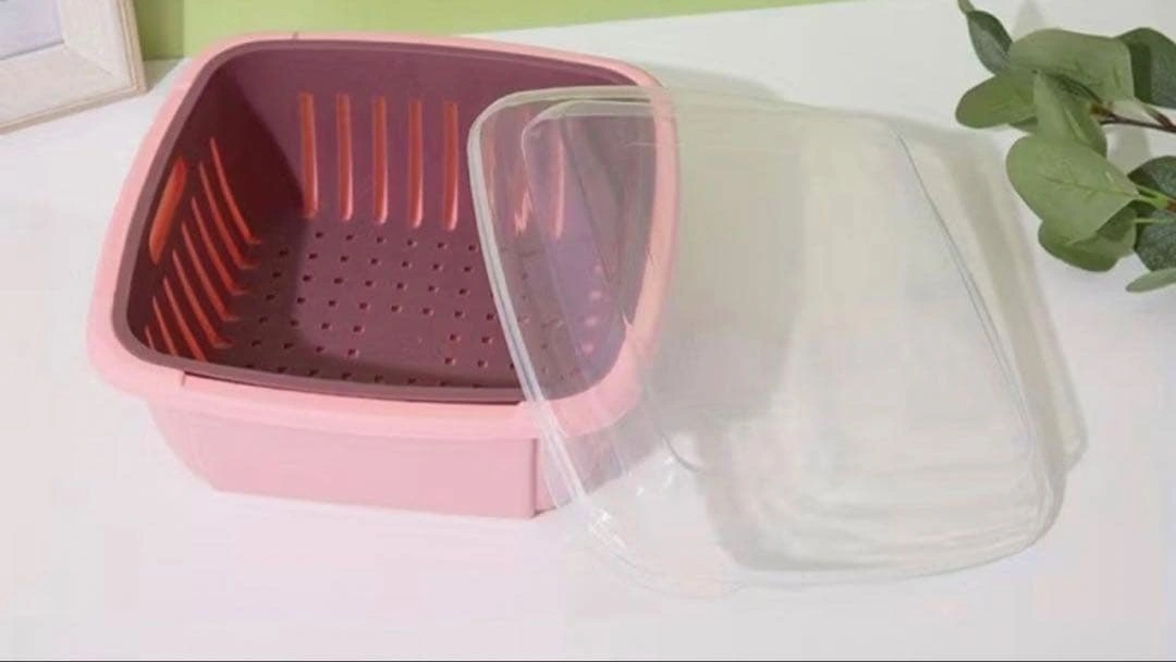 水切りタッパー保存容器 蓋付き キッチン用品