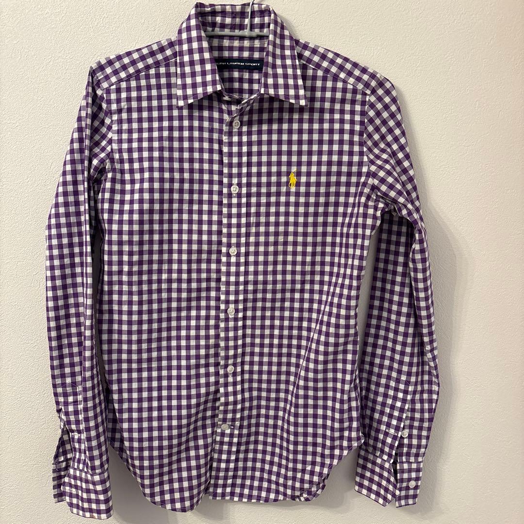 RALPH LAUREN SPORT ギンガムチェックシャツ155/84A