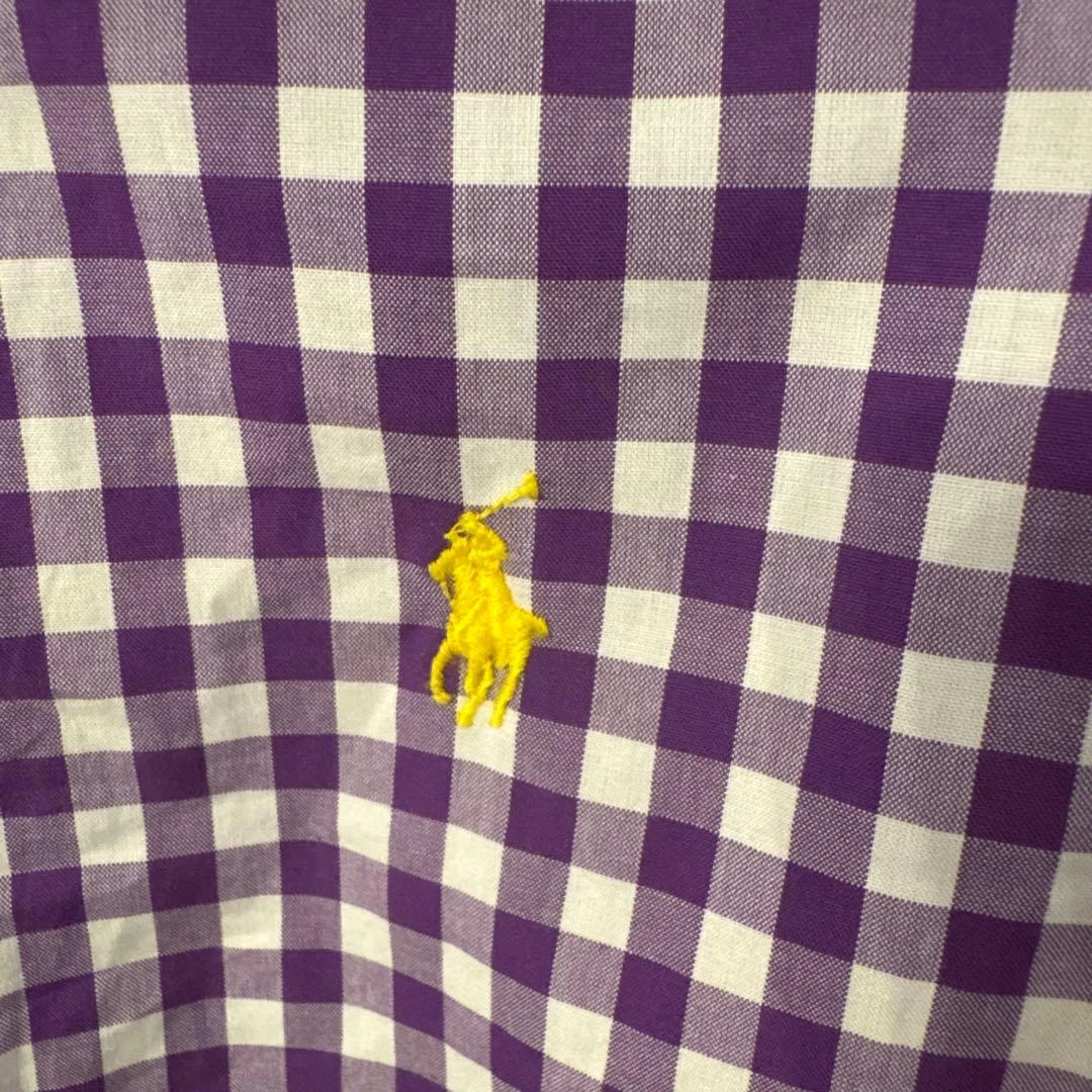 RALPH LAUREN SPORT ギンガムチェックシャツ155/84Aの写真4枚目