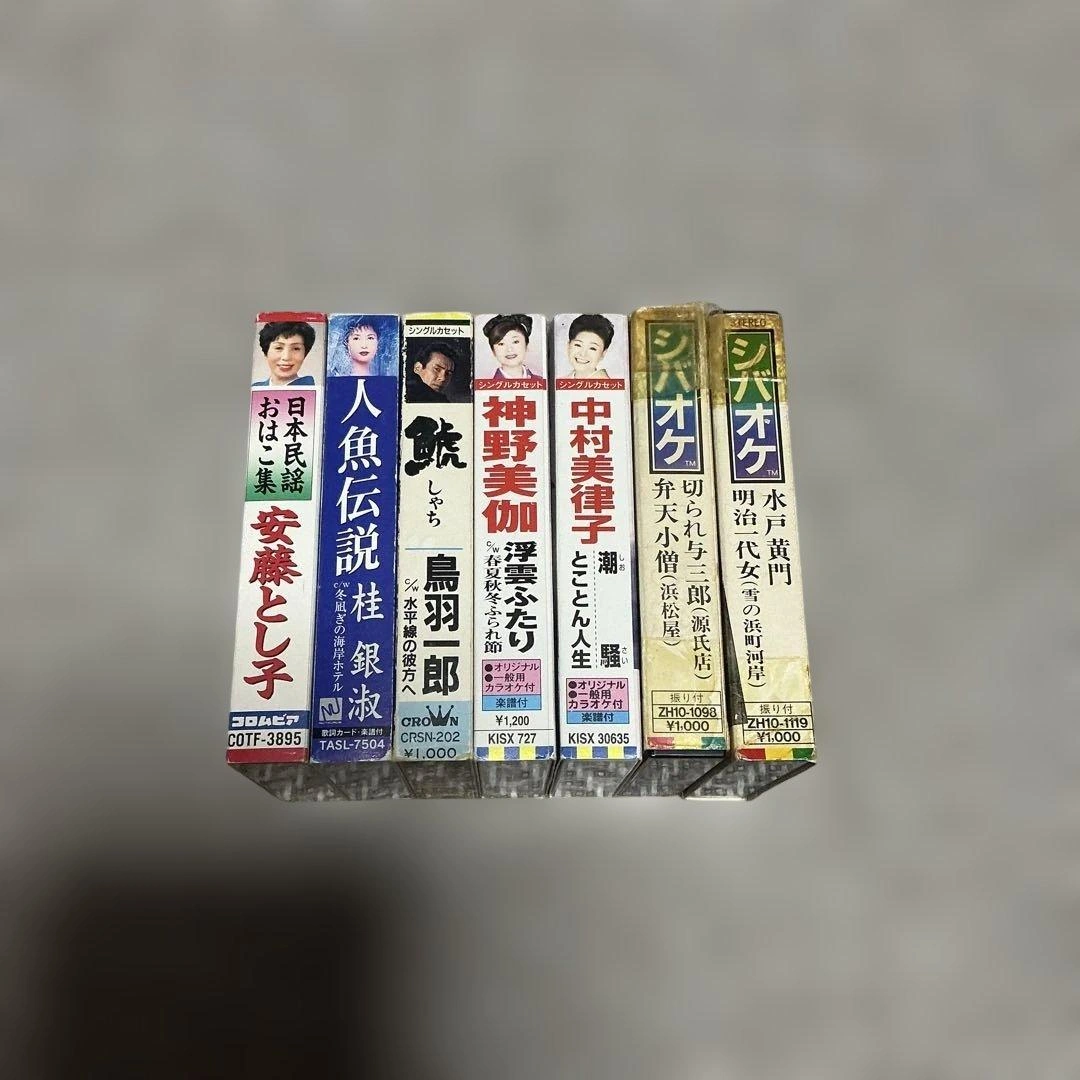 演歌 歌謡曲 カセットテープ 7本セット まとめの写真3枚目