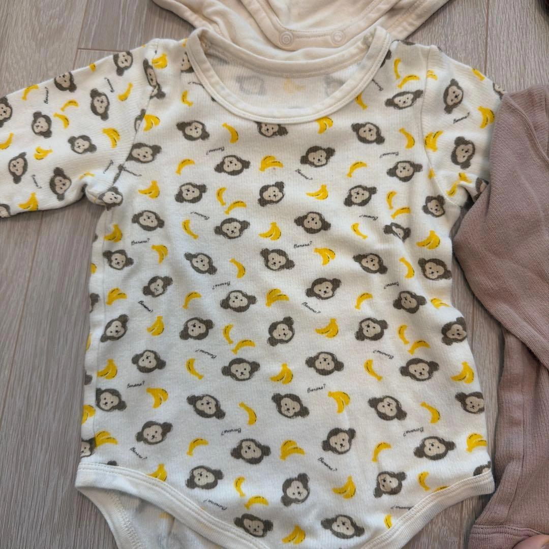 ロンパース4枚セット tete a tete 西松屋の写真4枚目