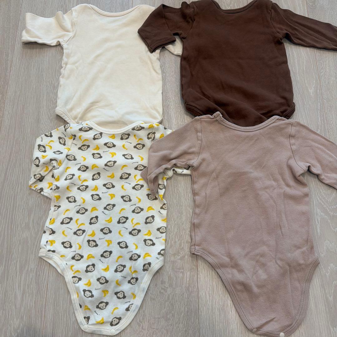 ロンパース4枚セット tete a tete 西松屋の写真8枚目