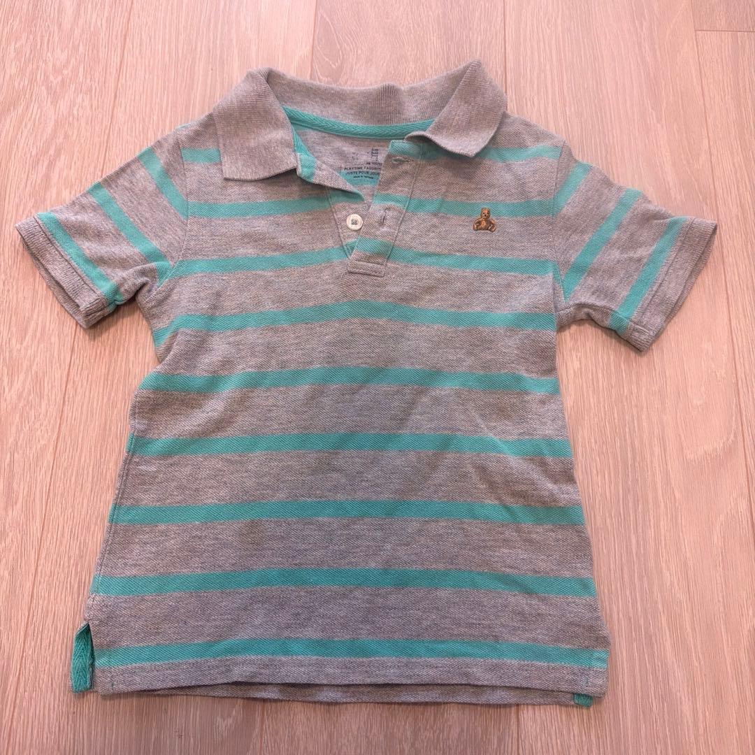 GAP ボーダー ポロシャツ 100cm