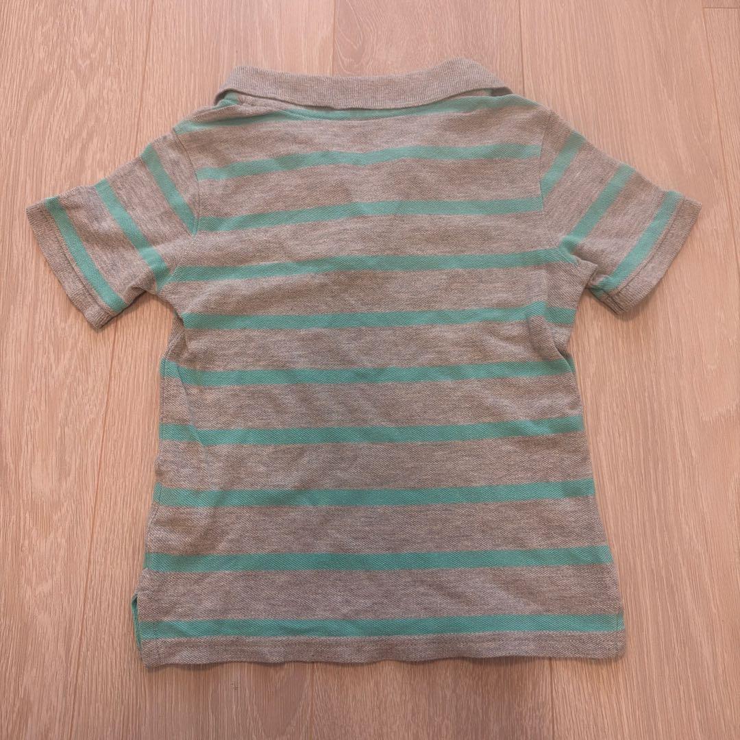 GAP ボーダー ポロシャツ 100cmの写真4枚目
