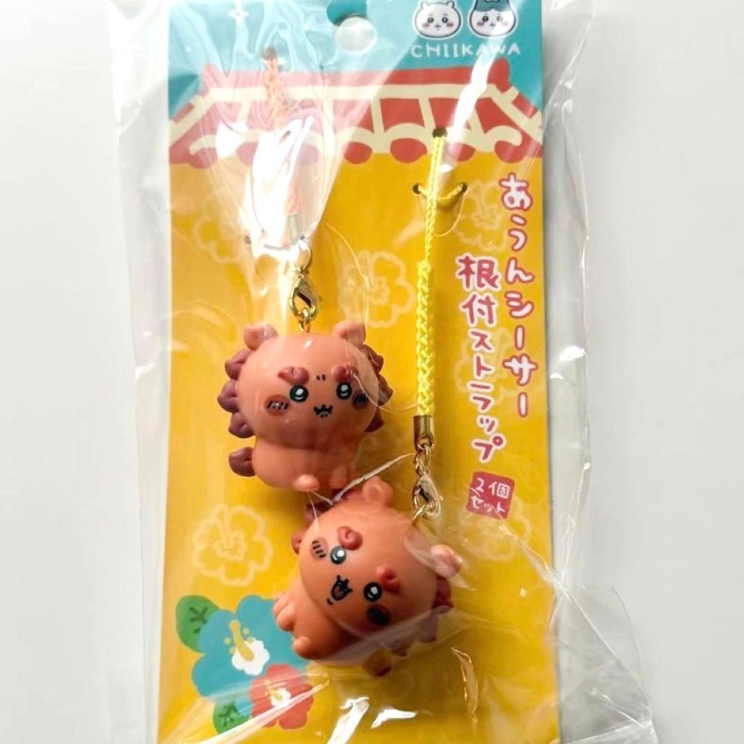 【沖縄限定】ちいかわ あうんシーサー根付&オリオンビールマスコット 2点セットの写真3枚目