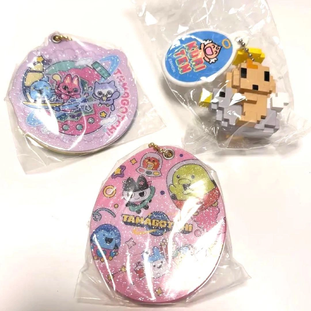 たまごっち アクリルスライドミラー3点 ガチャ くりてん キーホルダー