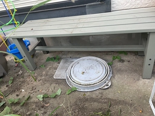 アルミ縁台 ベンチ 幅120cm