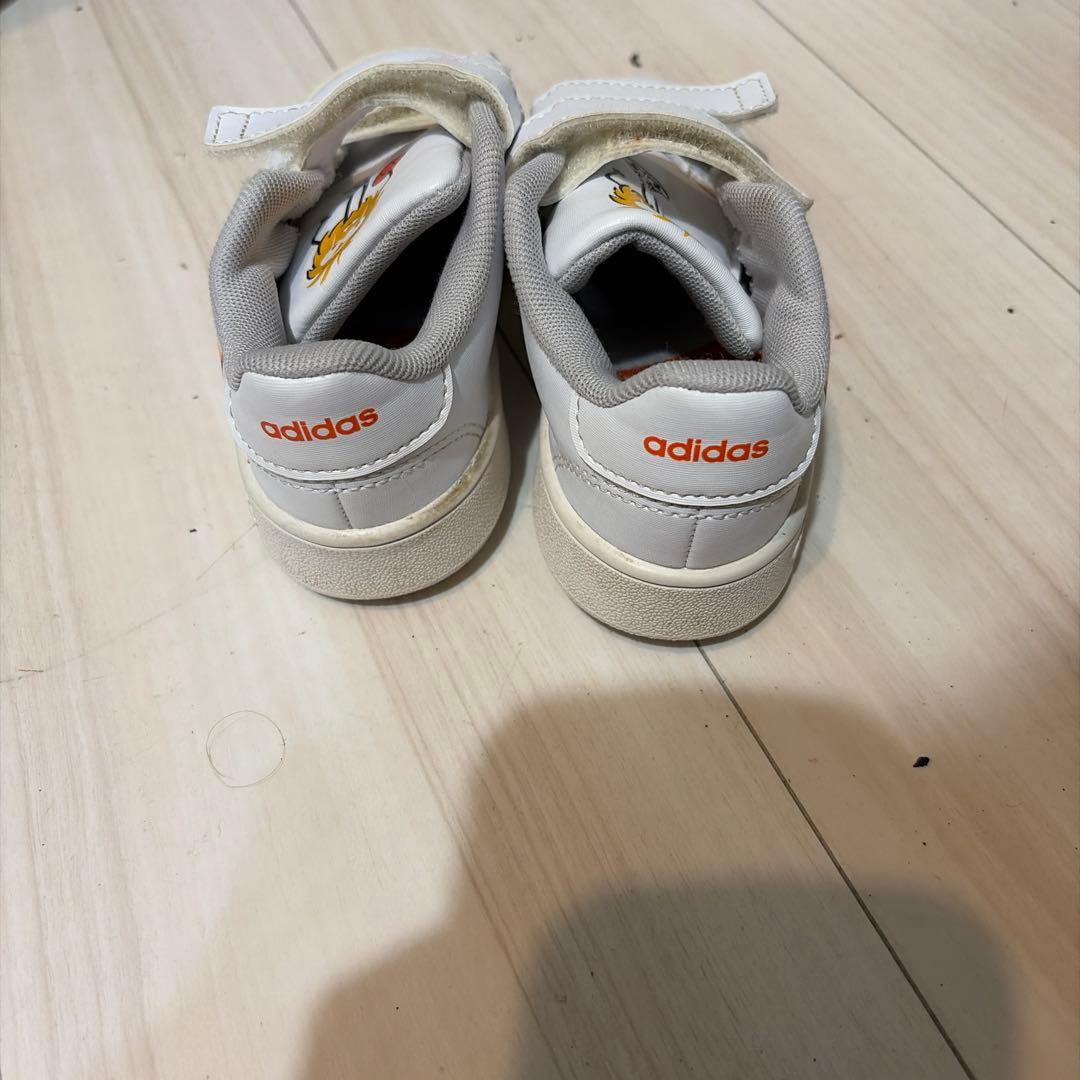 キッズ スニーカー レッド FASHIONEGAの写真3枚目