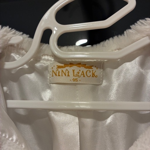 NiNi LACK ボアコート ホワイト 95cm 女の子 上着 アウター 防寒の写真3枚目