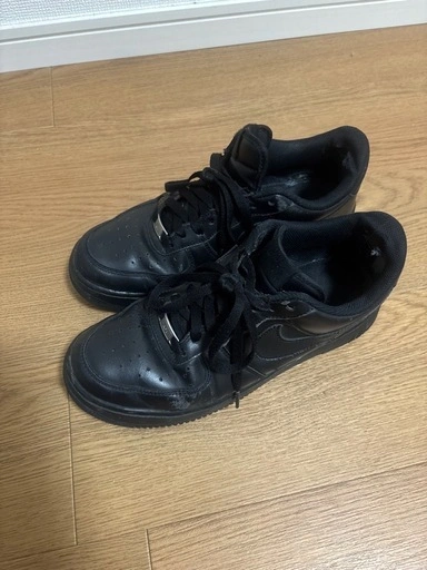 【10/1013時まで】 NIKE AIR FORCE 1 ブラック スニーカー