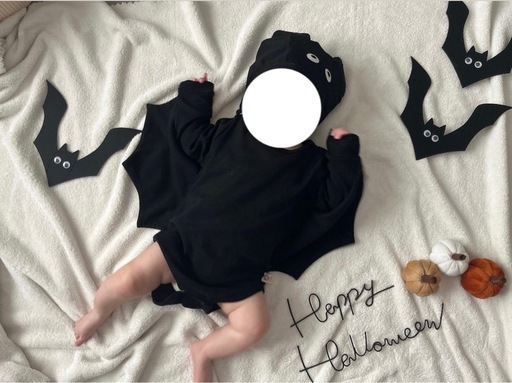 ハロウィンコスチューム　コウモリ【70センチ】