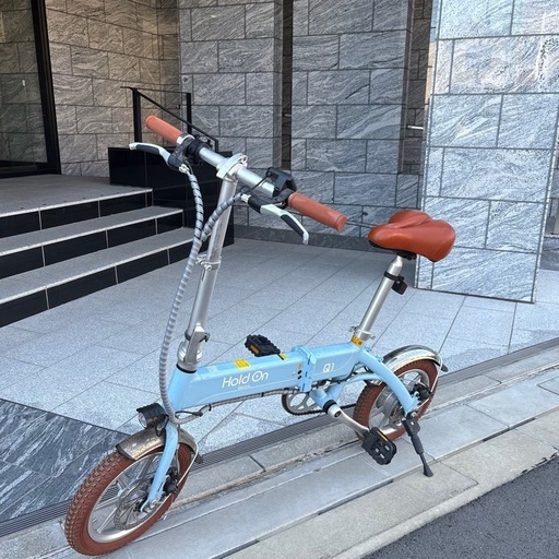 【2023年前後モデル 】 ホールドオン HoldOn 折りたたみ電動アシスト自転車 Q1J 型式認定 新品バッテリー