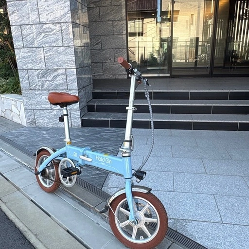 【2023年前後モデル 】 ホールドオン HoldOn 折りたたみ電動アシスト自転車 Q1J 型式認定 新品バッテリーの写真2枚目