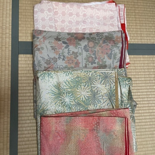 着物　4枚セット　リメイク用