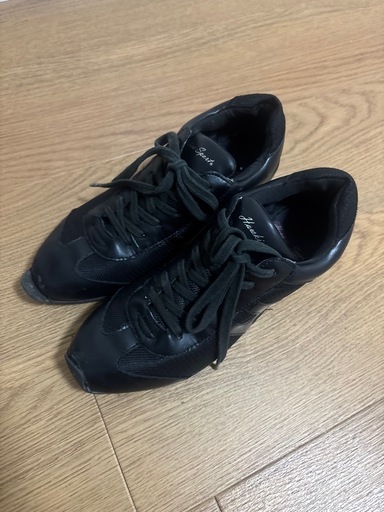 Hawkins Sport レディース ヒールアップ スニーカー ブラック 23cm