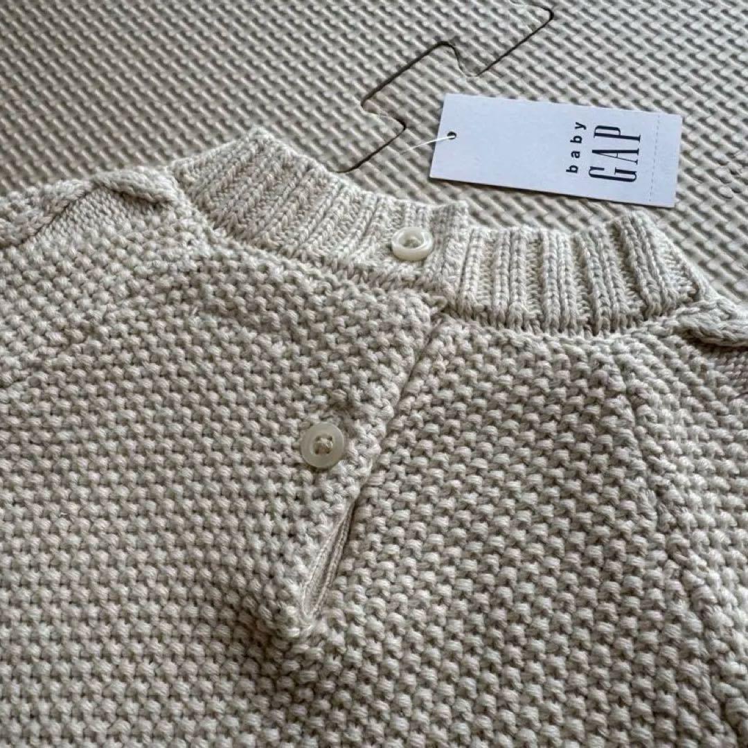 baby GAP ケーブルニット セーター アイボリー70cm 6-12カ月新品の写真5枚目