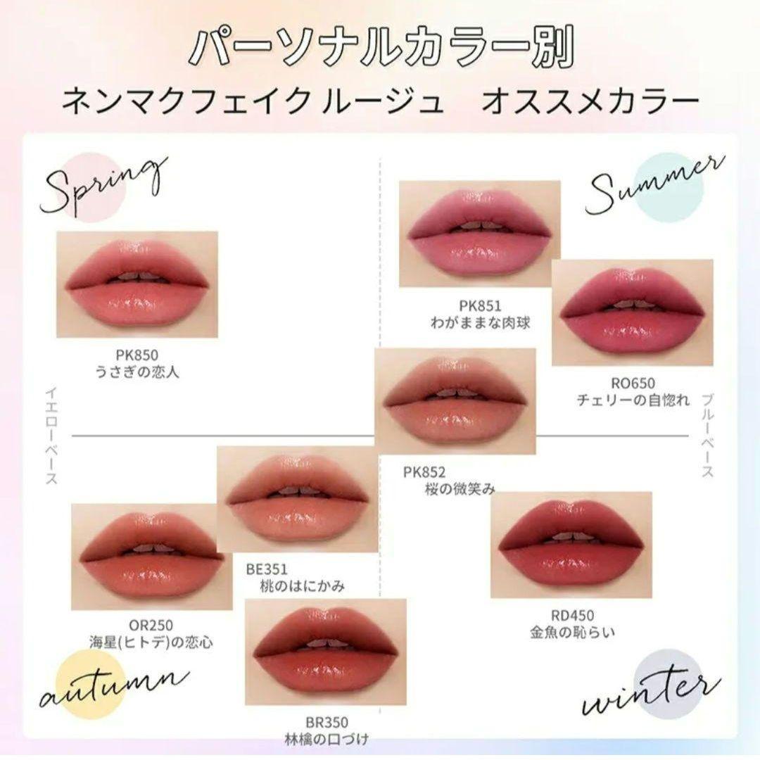 Visee ヴィセ ネンマクフェイク ルージュ 5個セットの写真3枚目