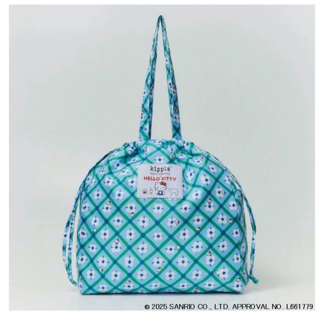 限定 HELLO KITTY×kippis 巾着トートバッグ Lottaの写真4枚目