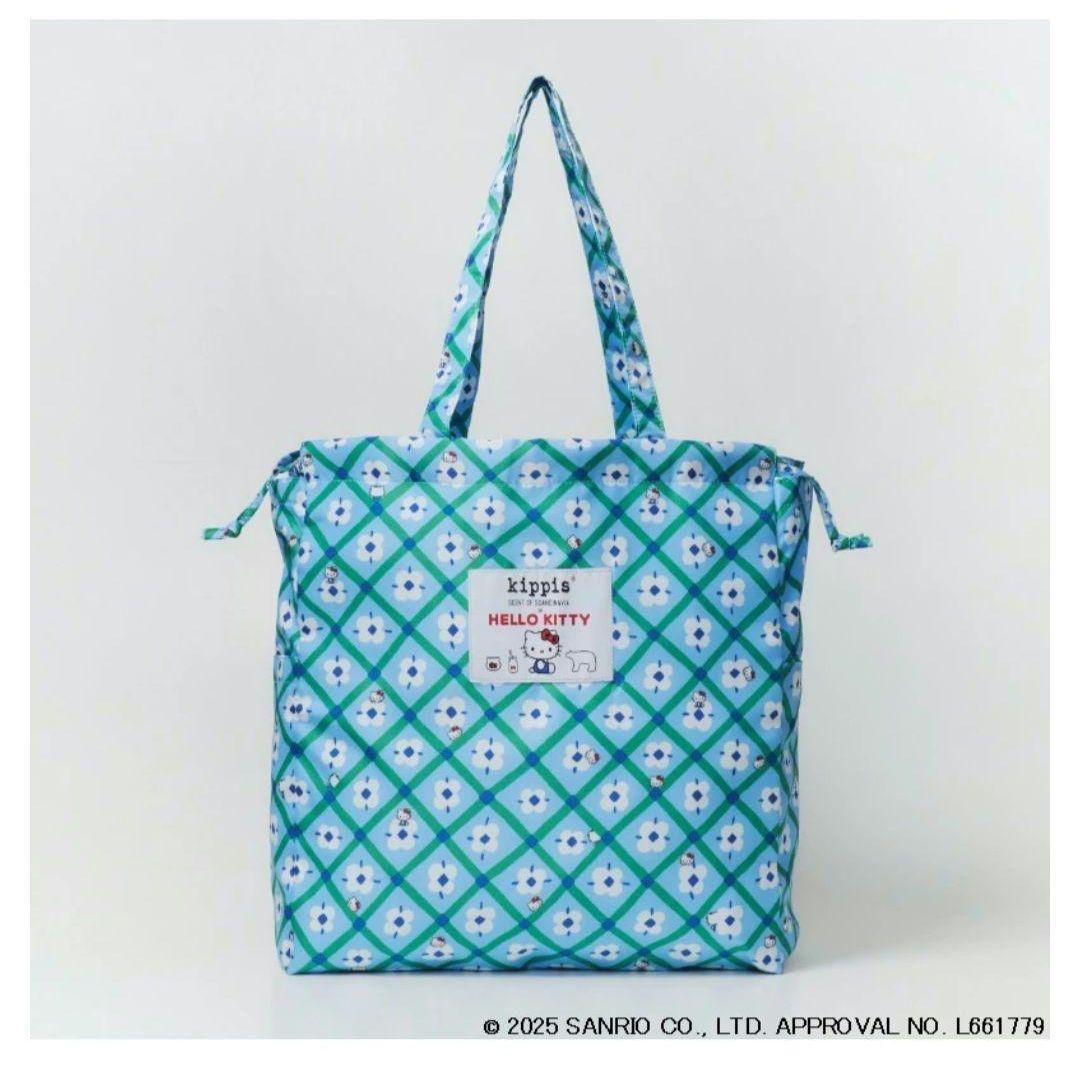 限定 HELLO KITTY×kippis 巾着トートバッグ Lottaの写真5枚目