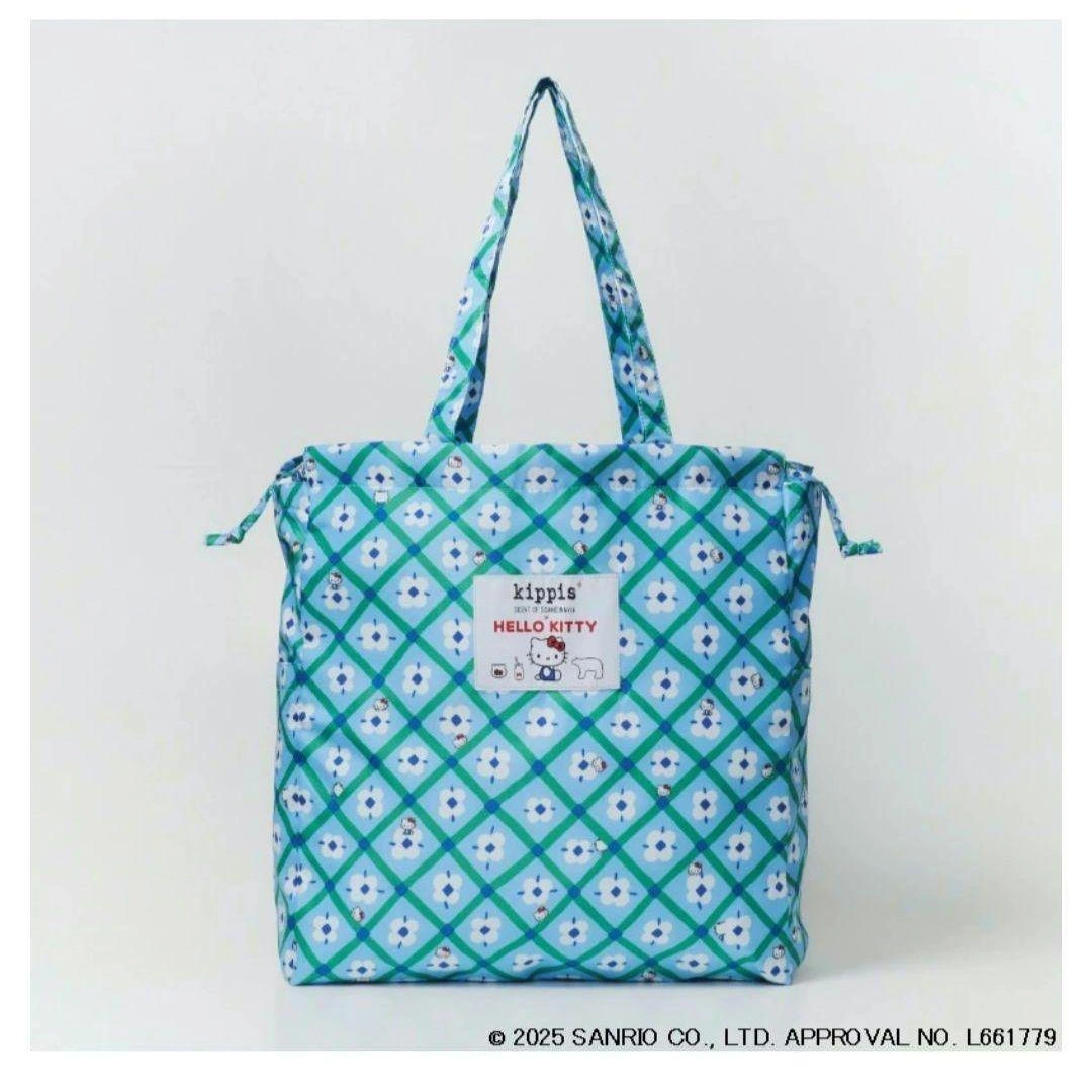 限定 HELLO KITTY×kippis 巾着トートバッグ Lottaの写真5枚目