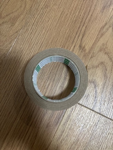 【10/10 13:00まで出品】オカモトテープ クラフトテープ ほぼ未使用の写真2枚目