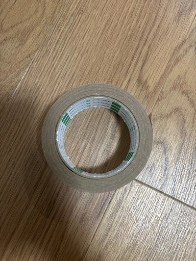 【10/10 13:00まで出品】オカモトテープ クラフトテープ ほぼ未使用の写真2枚目