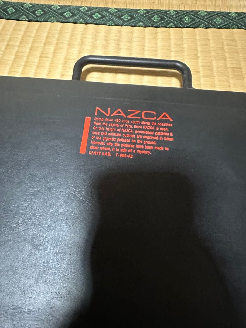 NAZCA アートケース 黒 大判 作品収納 図面ケース 持ち手付きの写真2枚目