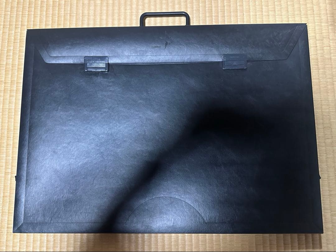 NAZCA アートケース 黒 大判 作品収納 図面ケース 持ち手付きの写真3枚目