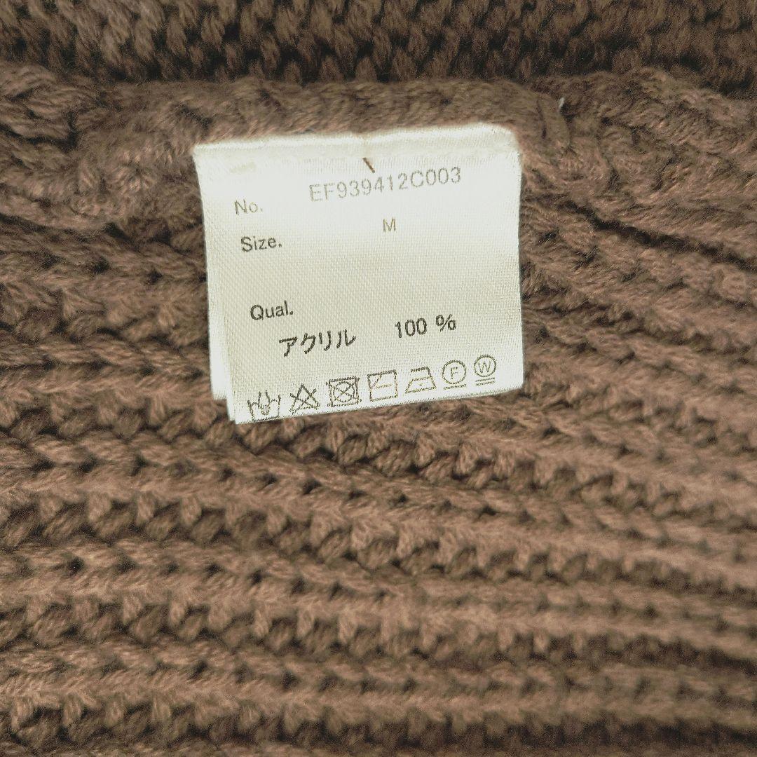 Emsexcite ブラウン ニットカーディガンの写真8枚目