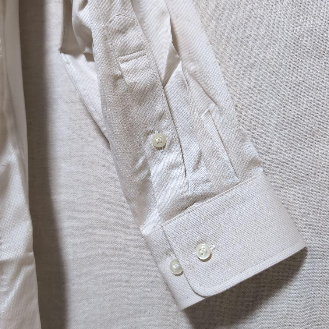 参考7900円 新品日本製 FERAUD PARIS ワイシャツ 41-82 オフホワイトの写真9枚目