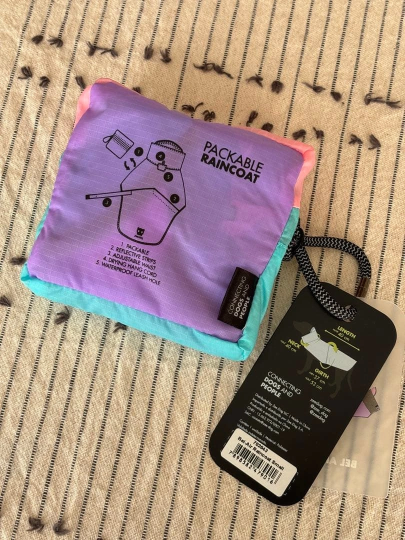 zee.dog BEL-AIR RAINCOAT S ベルエア レインコートSの写真3枚目