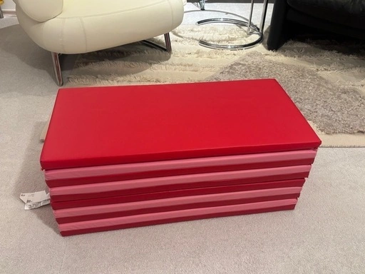IKEAプレイマットPLUFSIG レットピンク廃盤カラー2枚セット