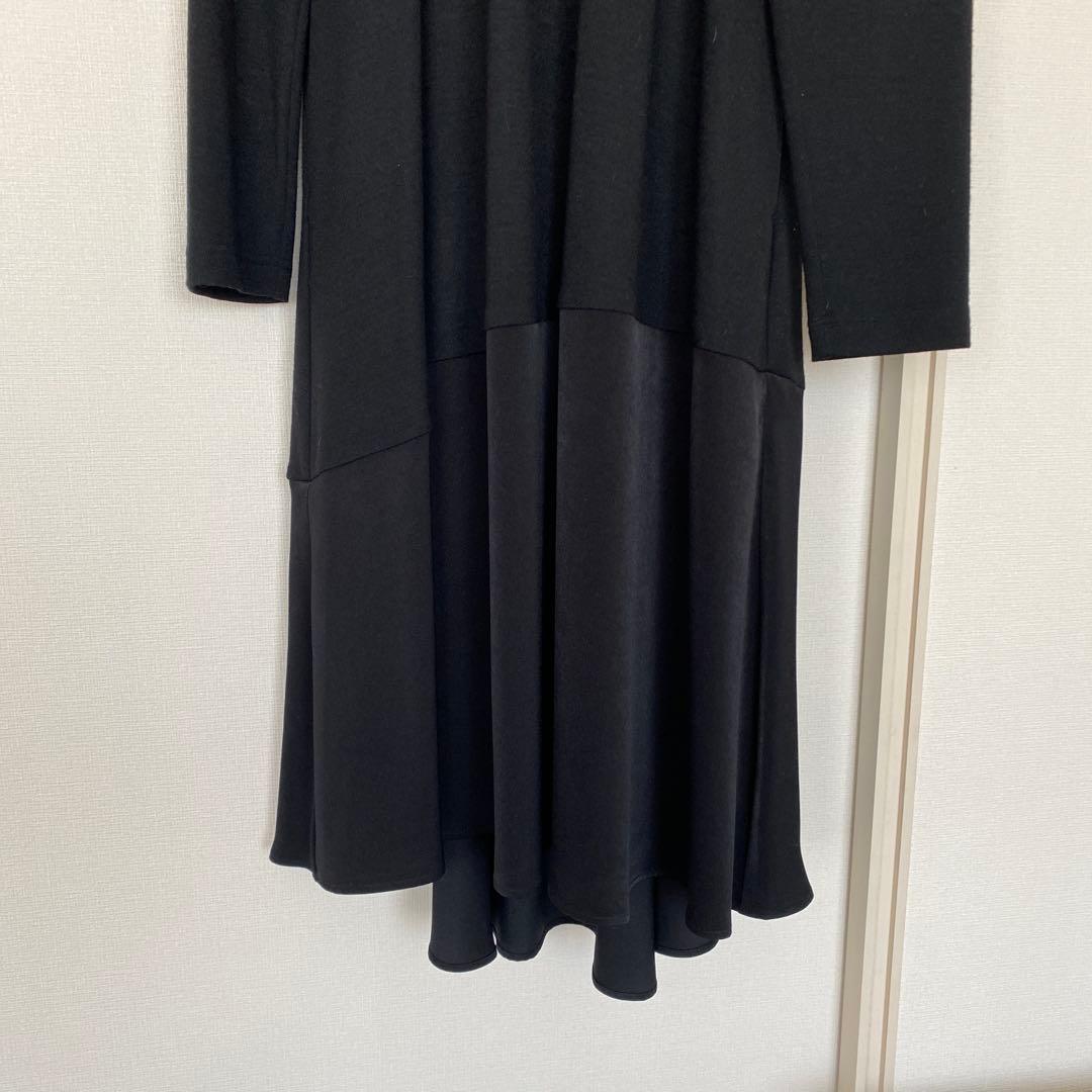 ★新品　未使用品★長袖　ロング丈　ウール　ワンピース　Ｍサイズの写真4枚目