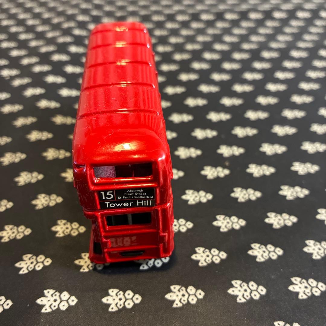ロンドンバス ミニカー 赤　置物＆鉛筆削りの写真4枚目