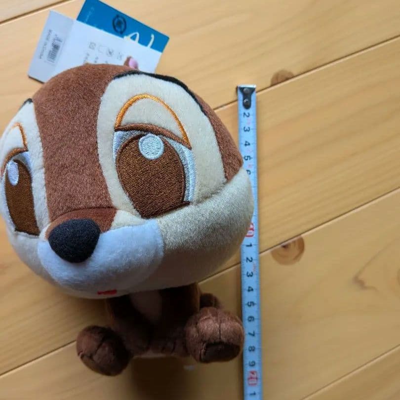 【公式ライセンス・レア】ディズニー チップ ぬいぐるみマスコット キーホルダーの写真3枚目