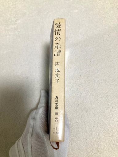 「愛情の系譜」円地文子著 単行本 角川文庫 文庫本の写真4枚目