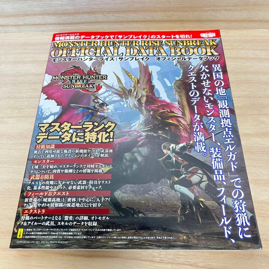 【攻略本】モンスターハンターライズ&サンブレイク 攻略ガイドの写真8枚目