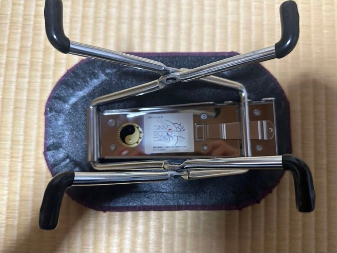携帯用 正座椅子 折りたたみ式 紫 収納袋付き 正座補助の写真3枚目